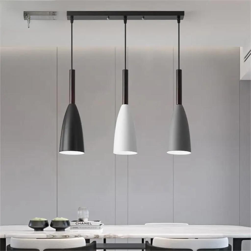 Новая люстра для столовой, три настольных светильника, современный, небольшой, простой, креативный, скандинавский, светодиодный, оптовое освещение для столовой