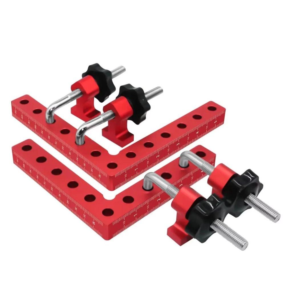 3/6/12/16Pcs Aluminum Zinc Zinc Alloy Corner Clamp Fixing Clip L-Shaped Fixture Panel Clamping