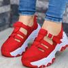 2024 Summer New Breathable Mesh Wedge Sandals Comfort Lady Vulcanized Shoes Womens Thick Bottom Sneakers Casual Mujer Zapatillas