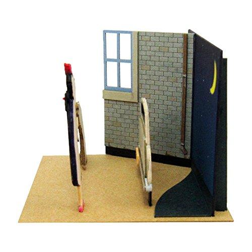 Sankei Миниатюра Studio Ghibli Служба доставки Кики - Старый пёс Джефферсон и Кики Масштаб 1:144 Бумажная модель MP07-84