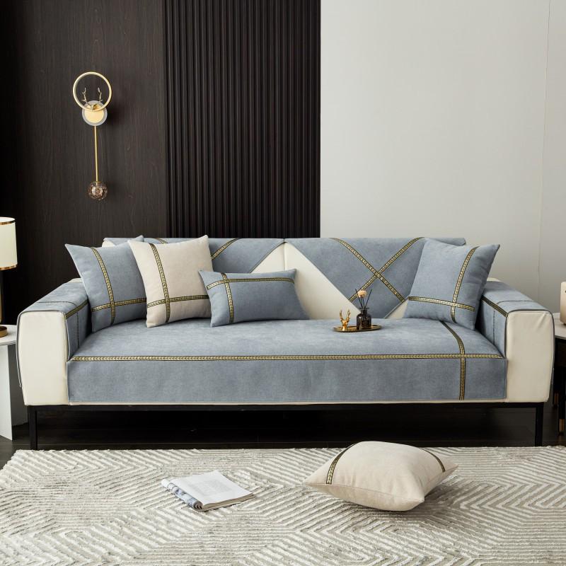 Подушка для дивана из синели Four Seasons, нескользящая подушка для дивана, подушка для сиденья, оконная подушка