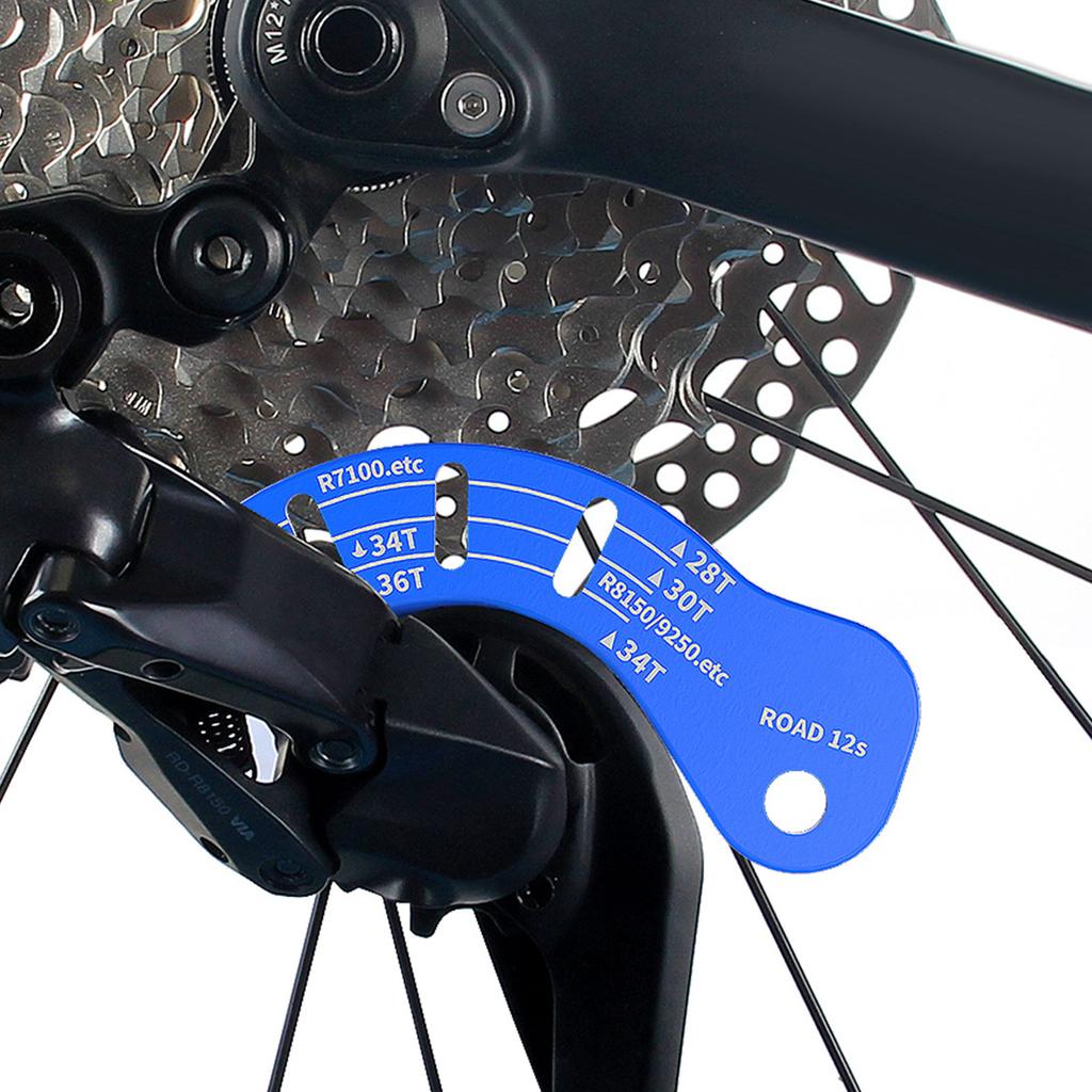 Регулятор заднего переключателя скоростей для шоссейного велосипеда, калибр для регулировки зазоров цепи, инструмент для велосипедов, инструмент для обслуживания велосипеда, магазин инструментов