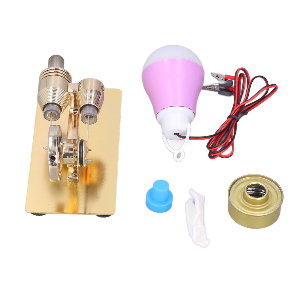 Модель двигателя Стирлинга Полное веселье Изысканный внешний вид Яркий цвет Вызывает интерес Научный