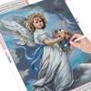 5D DIY Алмазная картина Вышивка крестиком Ангел Алмазная вышивка Портрет Мозаика Картина Rhinestone House Decor