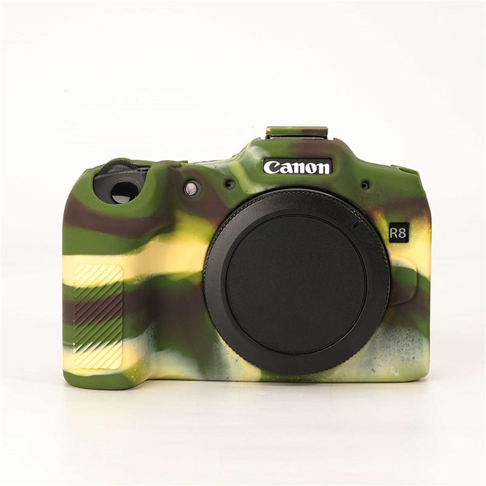 r8 Soft Silicone Skin Armor Camera Body Case For Canon EOS R8 Digital Camera