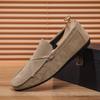 Fashion Men's Casual Shoes Suede Loafers New Fashion Low Top Sneakers Comfortable Mens Driving Shoes Moccasins Luxury Slip-on Men Shoes