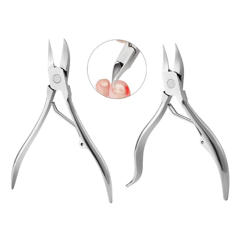 Кусачки для ногтей из нержавеющей стали, Триммер для ногтей при паронихии, Толстых ногтей, Вросших ногтей, Подологические кусачки для ногтей