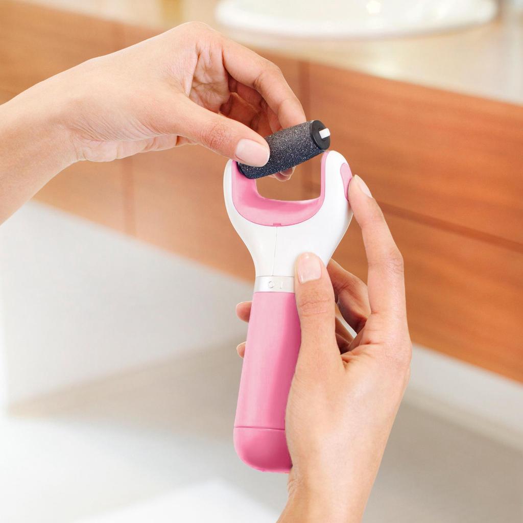 Электрическая шлифовальная машина для ног позволяет удобно удалять омертвевшую кожу на ногах.