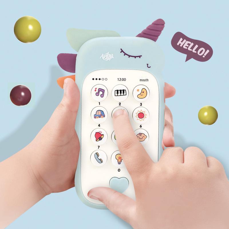 Музыкальный телефон-игрушка для младенцев для раннего развития и взаимодействия родителей и детей (0-2 года)