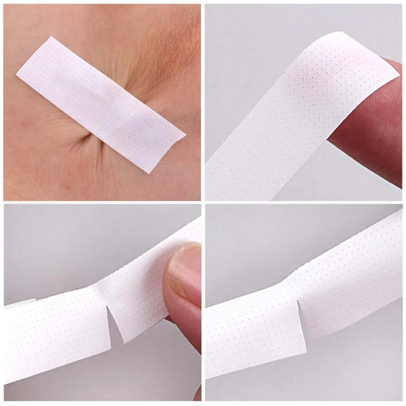 1.25cm*9m 2/3/1 Rolls Japanese Insulating Tape for Eyelash Extension Lint Free Under Eye Pads Breathable Non-woven Tape Paper Eyelash Patch
