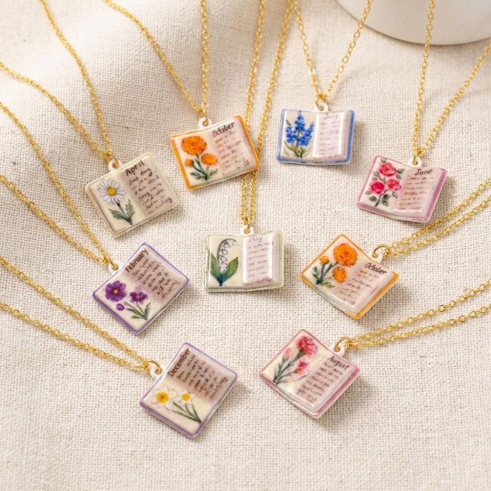 Медный birthday necklace Дизайн месяца Ощущение дизайна Новая книга Подвеска-ожерелье для женщин