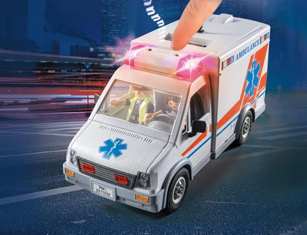 Playmobil Машина скорой помощи с аксессуарами и 3 фигурками