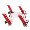 Club Swing Trainer Aiming Hitting Trainer Swing Training Mirror 4 Red Hook and Loop Fastener Directional Rods Acrylic