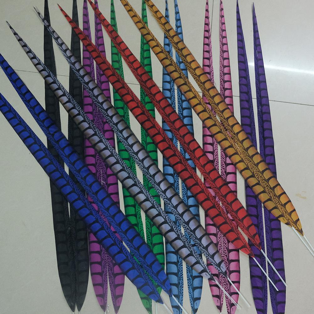 Artificial Ladyamherst Pheasant Feather/Fake Feather 40inch Decoration Feather For Carinival /Samba /Burlesque/Party 10-100pcs