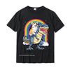 Corgi Riding Dinosaur T Rex Funny Space Galaxy Rainbow Gifts Футболка премиум-класса Последние мужские футболки Хлопковые топы и футболки Группа