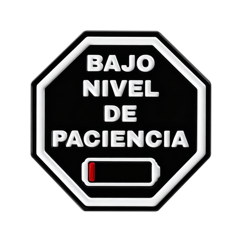 Spanish Quotes Series Enamel Pins JW.ORG Bible Verse Octagon Stop Sign Motivational Phrase Brooches Lapel Badge Jewelry Gifts