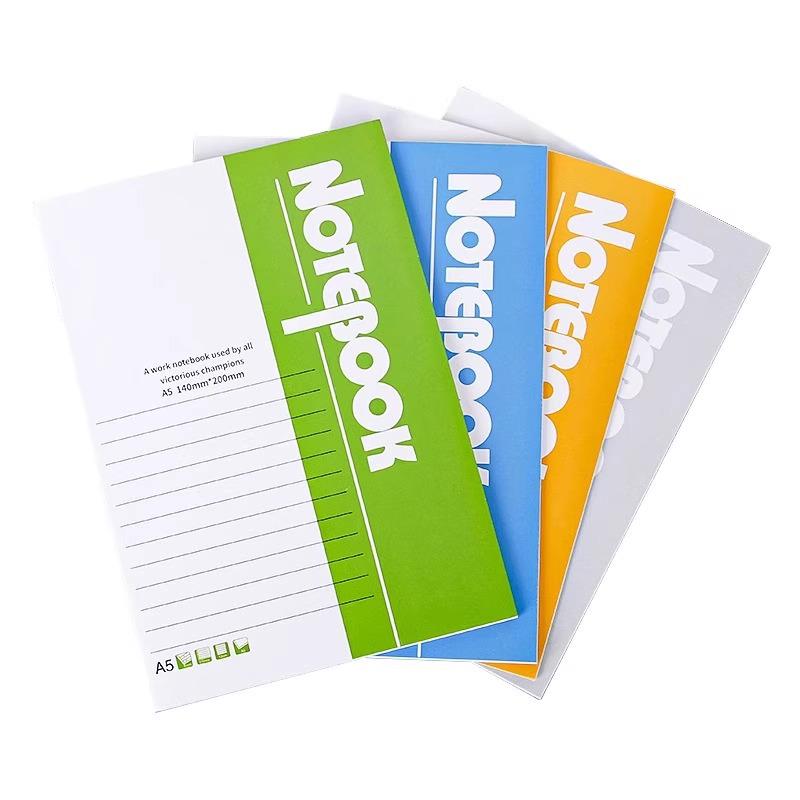 Набор из 10 блокнотов с утолщенной мягкой обложкой и линовкой для офисной канцелярии