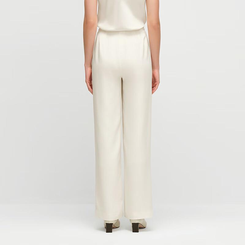 OVVOVV Women's 22MM Elastic Crepe Casual Pants