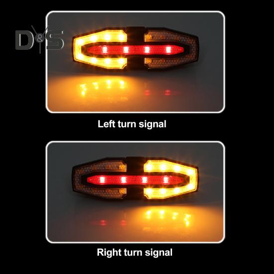 Задний фонарь для велосипеда, регулируемый светодиодный пульт дистанционного управления, для горного велосипеда, шоссейный, водонепроницаемый, перезаряжаемый, яркий, предупреждение для езды на велосипеде ночью