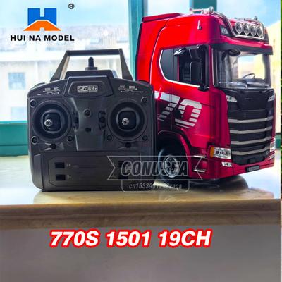 Huina 770S Радиоуправляемый Грузовик Прицеп Трактор 1/18 1501 Автомобиль с Дистанционным Управлением 19 Каналов Электрическая Машина Строительная Техника Радиоуправляемые Игрушки