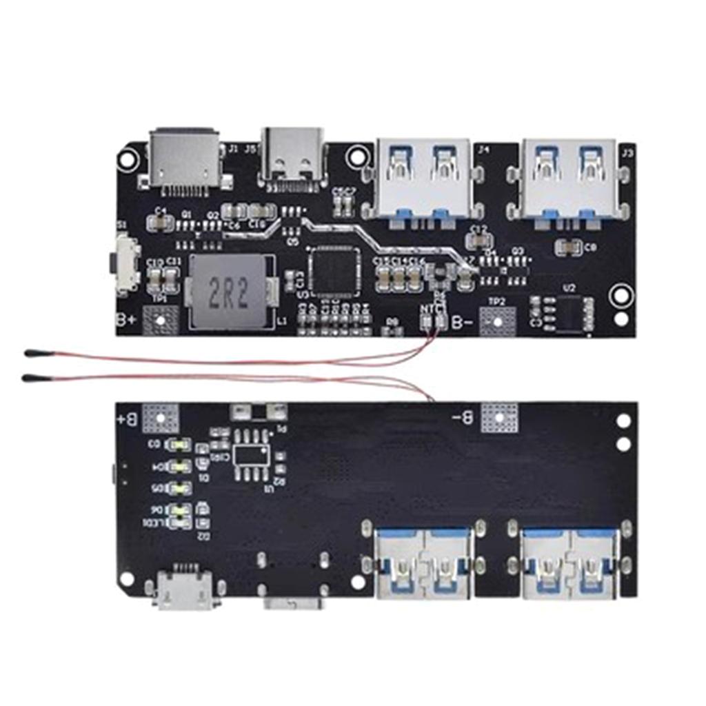Высокоскоростная 5-портовая USB-плата для зарядки мобильных устройств, модуль быстрой зарядки, трансформатор с протоколами QC4 PD3.0, 22,5 Вт