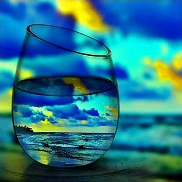 Кубок DIY 5D алмазная живопись полная круглая дрель мозаика закат морской Алмазная вышивка комплект ручной работы праздничный подарок украшение дома