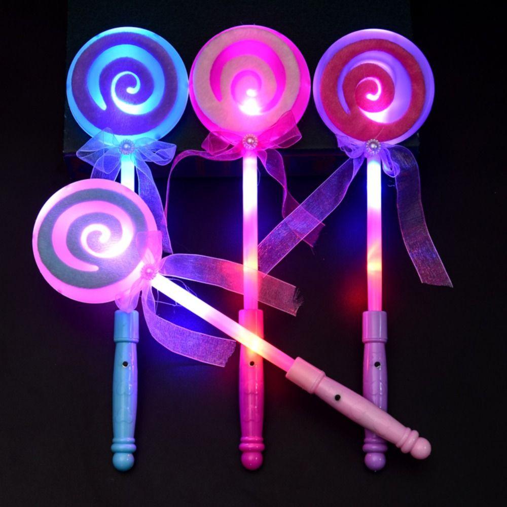 Flash Stars Heart Fairy Flashing Wands Luminous Prop Flash Stars Heart Fairy Stick Kids Toy
