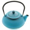 Cast Iron Kettle Blue 1.5 L Infuser With Strainer For Herbal Tea