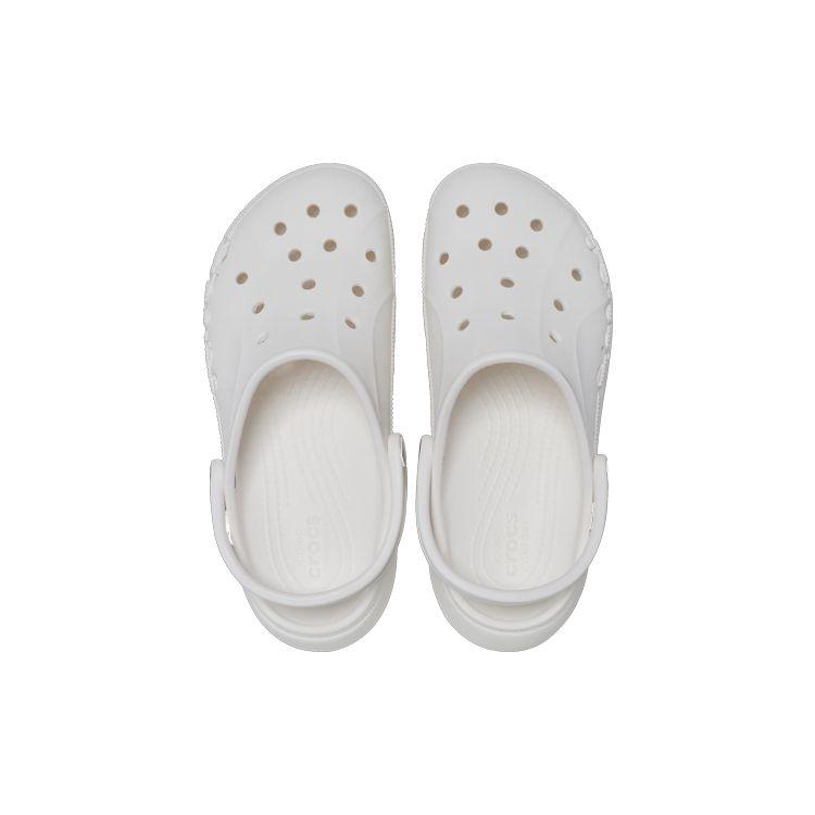 Crocs Baya Platform Clog EVA Non-Slip Wear-Resistant Cloud Shoes Women Clogs White 208186-100