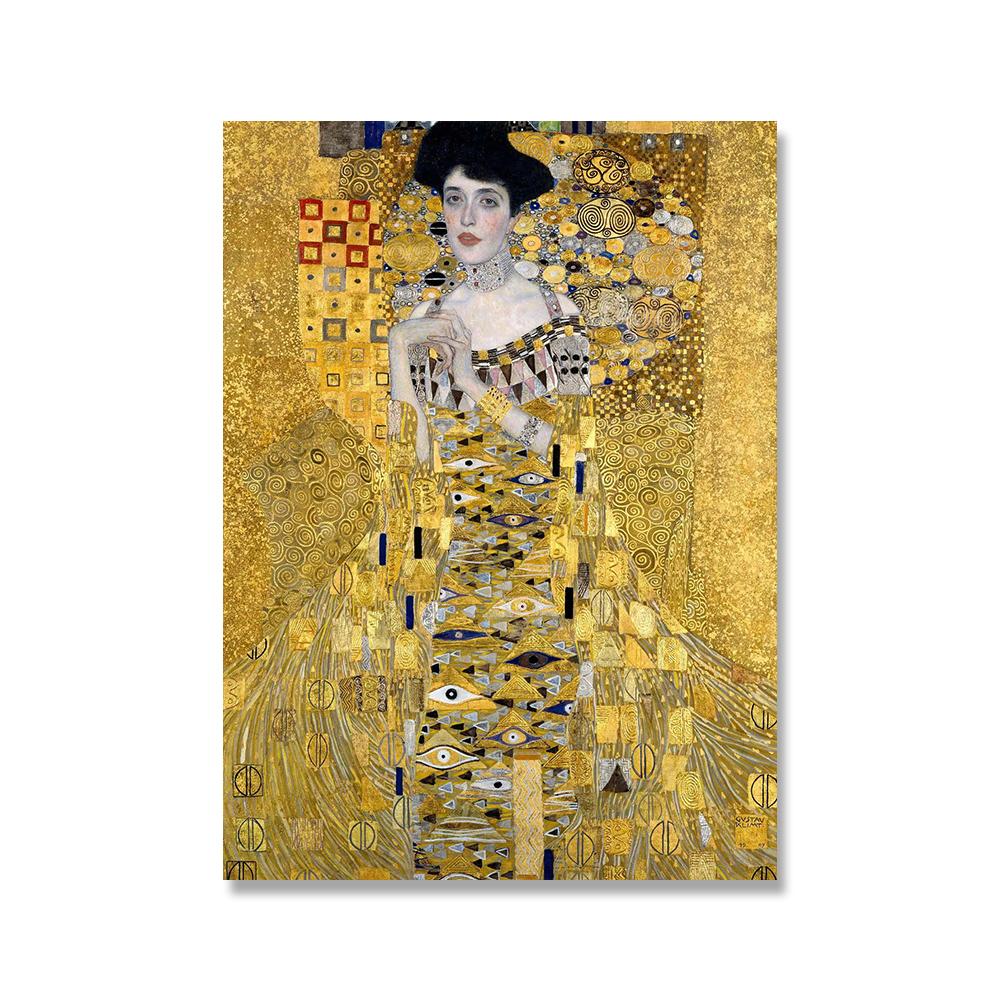 Классический плакат художника Густава Климта, абстрактная картина маслом на холсте, современное украшение дома, настенная художественная картина для интерьера гостиной