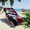 Millwall Print Beach Towel, Large Soft Quick Dry Towel for Beach Camping Swimming