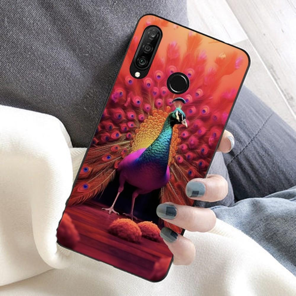 Чехол для телефона с павлиньим пером для Huawei Honor 10 lite 9 20 7A 9X 30 50 60 70 pro plus, мягкий силиконовый чехол