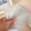 50Pcs Frosted Transparent Card Sleeve Storage Bag Card Photo Protector Trading Cards Shield Cover Packing Bag Ziplock Bag