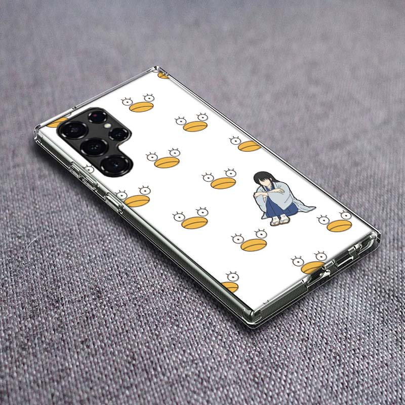 Аниме Гинтама Мистер. Чехол для телефона 'Капля дождя' для Samsung Galaxy S24 S23 S21 S20 FE S22 S26 Ultra S25 Edge S10 Plus Прозрачный ТПУ Чехол