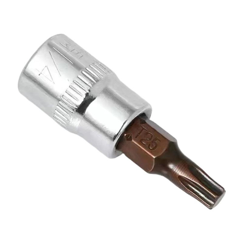 Ratchet Wrench Socket Set 1/4" Hexagonal Drive Screwdriver Bit Repair Hand Tool Socket Wrench Adapter