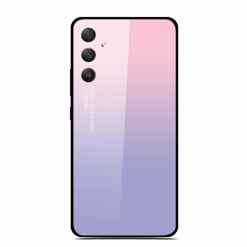 Чехол для телефона Samsung A35 5G - Персонализированный Цветной Закаленный Стеклянный, Противоударный.