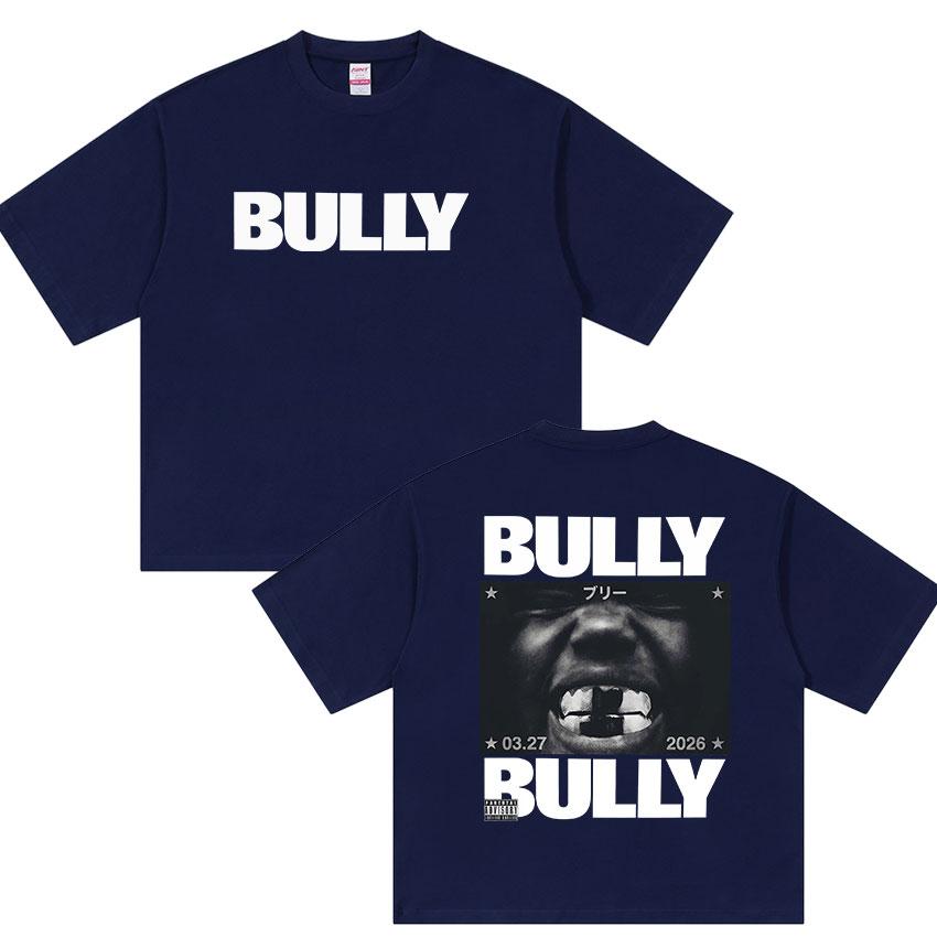 Rapper Kanye West Bully New Album 2026 Graphic T Shirt Unisexs Hip Hop Pop Music Short Sleeve Tshirt Retro Cotton Tees Streetwear