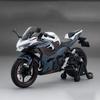 1:Модель мотоцикла Kawasaki H2R 400 Масштаб 1:12 Игрушечный автомобиль Сплав Топливный бак Резиновые шины Мотоциклы Амортизация Игрушки для детей Подарок