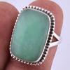 Natural Chrysoprase Gemstone Handmade 925 Sterling Silver Jewelry Ring S.6" L3J21