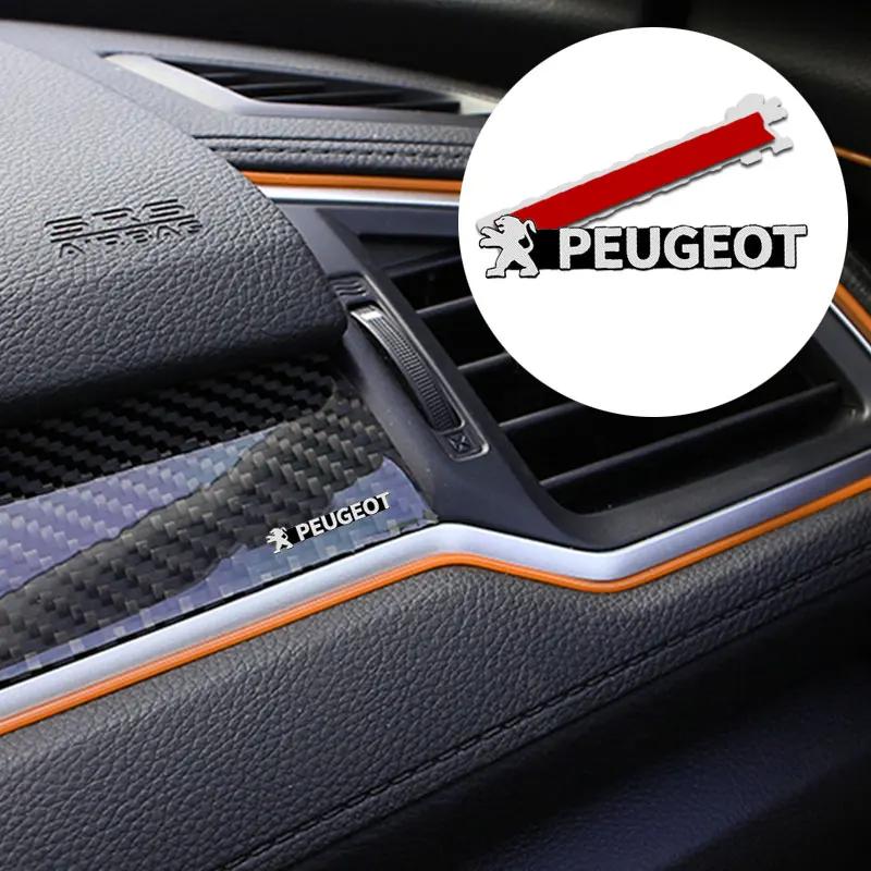 2026 Hot Car Sticker 2/4pcs Car Speaker Audio Aluminum Badge Emblem Sticker New For Peugeot GT 307 206 308 407 207 3008 208 4008