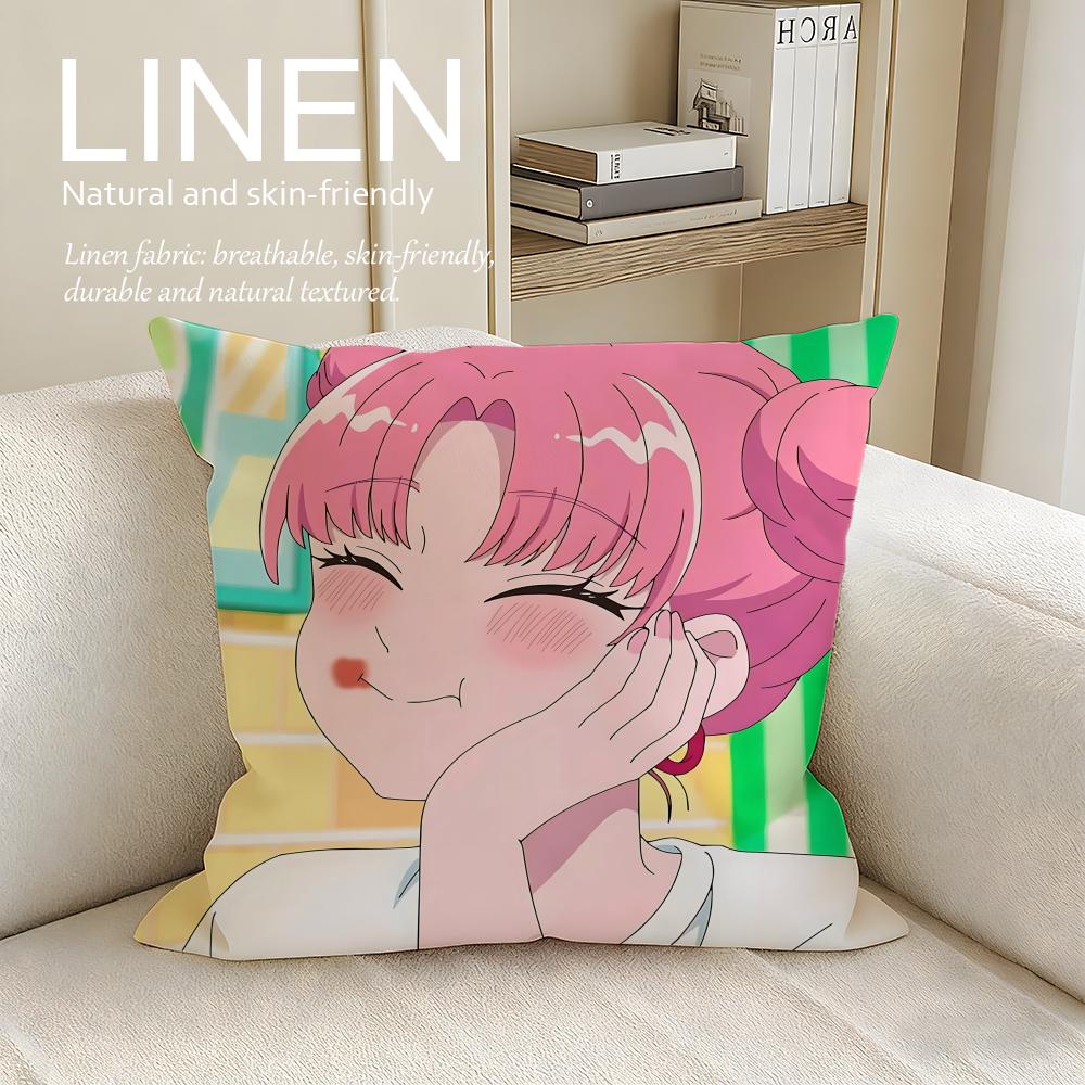 You and I Are Polar Opposites Cushion Cover Linen Decorative Pillowcase Set Pcs x Breathable Washable Sofa Cushion Cover
