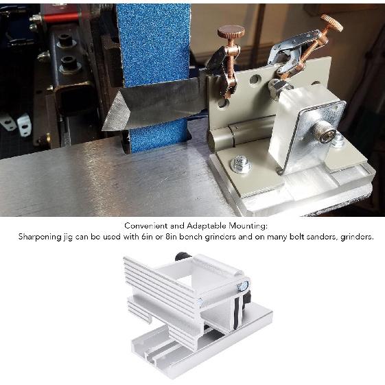 Регулируемый сменный держатель инструмента заточной станок для заточки металлический 6 дюймов 8 дюймов заточной станок (Серебряный)