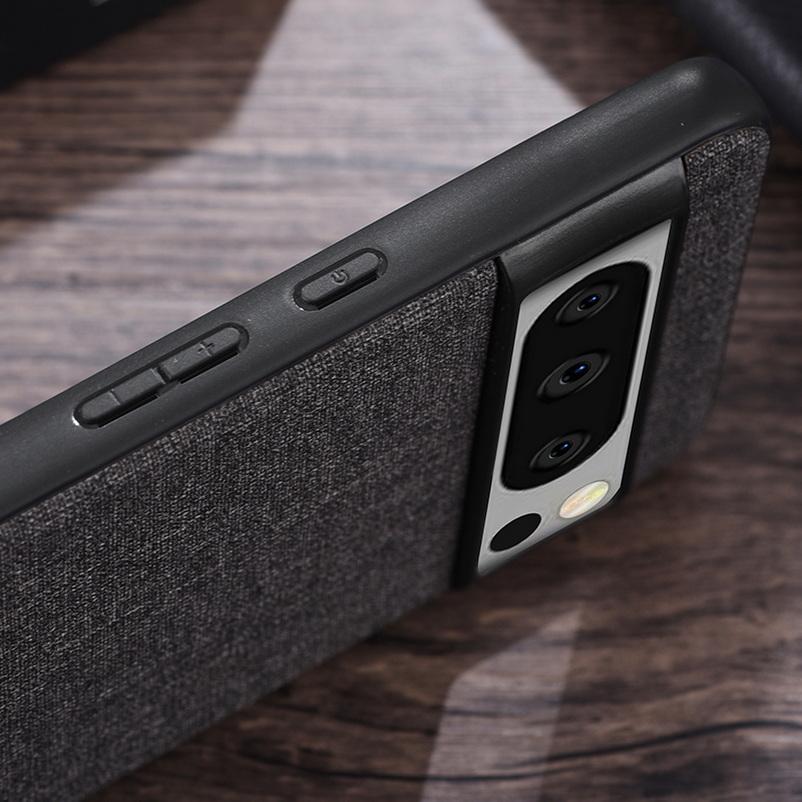 Для Pixel 8 Pro 7 7a чехол Pixel 6 6a чехол Тканевый Гибридный Жесткий Чехол для Телефона ТПУ Fundas