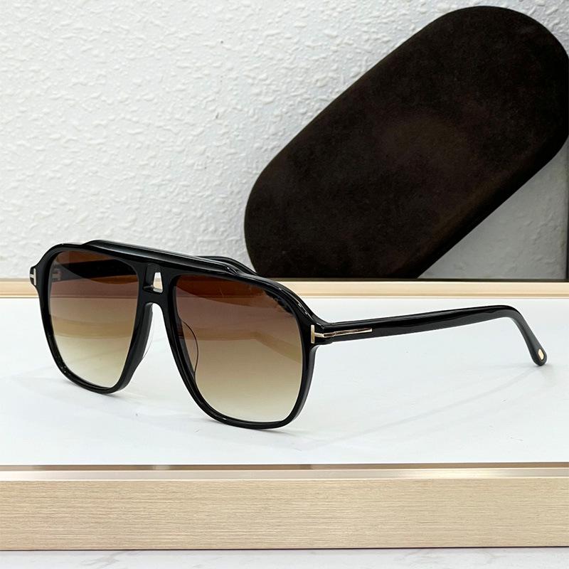 TF1209 Высококачественные солнцезащитные очки-авиаторы с Т-образной перемычкой и двойной перекладиной: Ретро-дизайн в европейском и американском стиле, большая оправа, стильные солнцезащитные очки