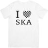SKA REGGAE LOVE Music Unisex Fit for Men & Women Quality Cotton T-Shirt White.
