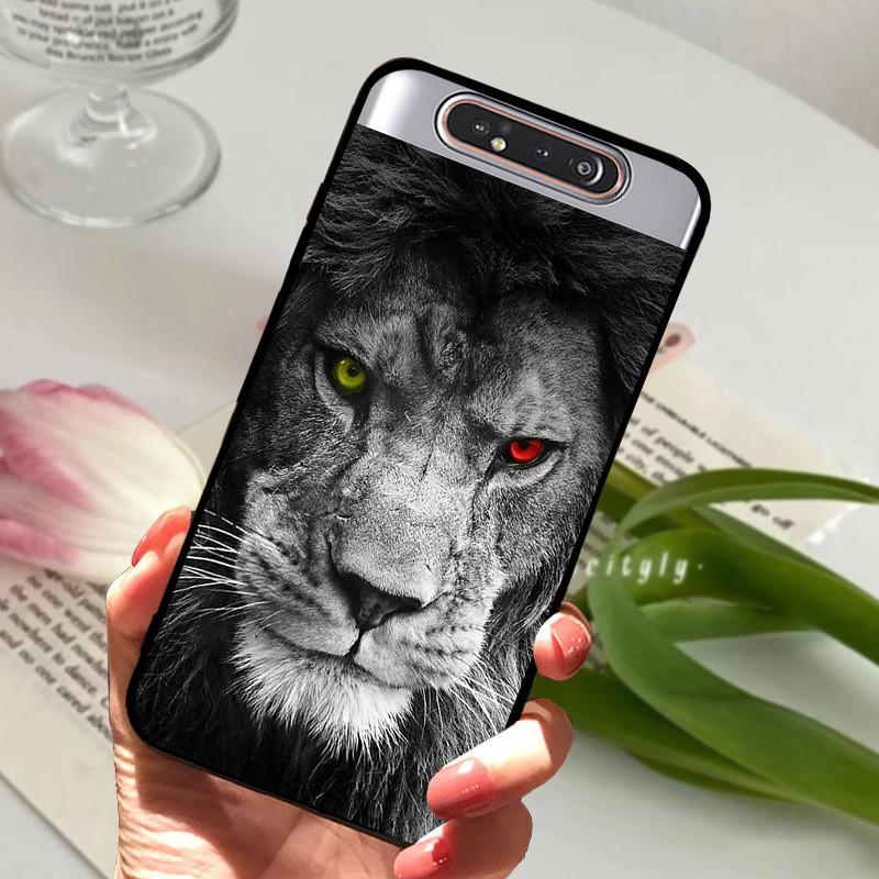 Чехол для Samsung Galaxy A80 A 80 Ударопрочный Мягкий ТПУ Силиконовый Чехол для Телефона Для Samsung Galaxy A80 Funda A80 2019 Capa Мультяшный