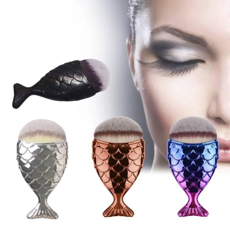 Красочная кисть для макияжа русалки большого размера, кисть для тональной основы, инструмент для красоты, must-have