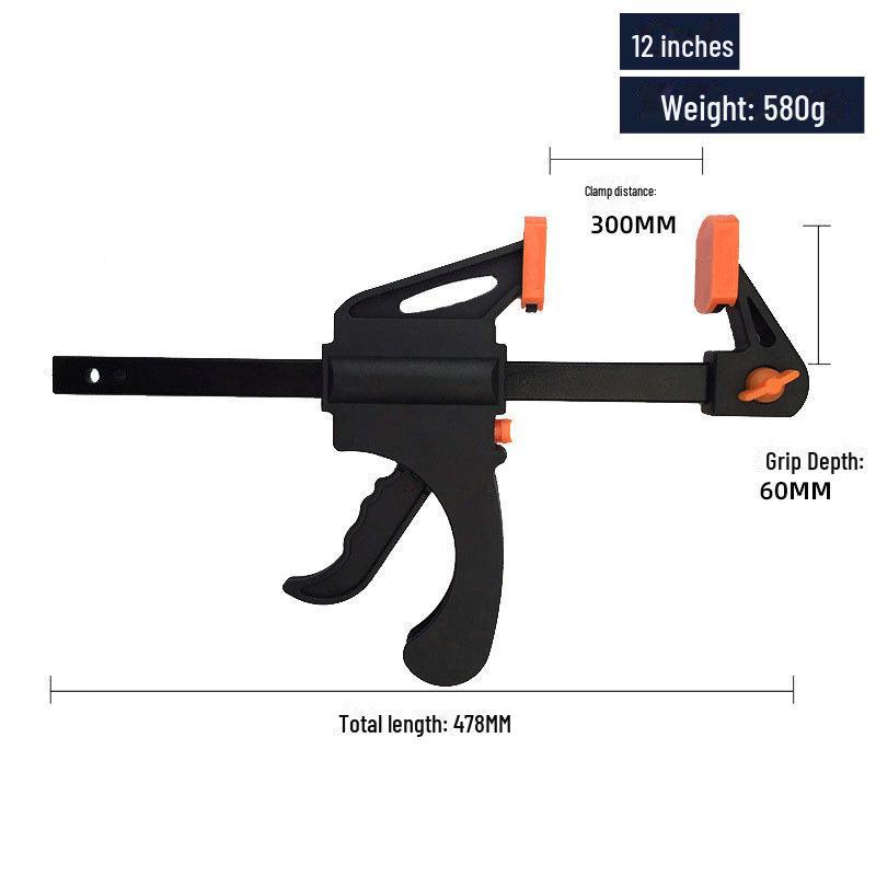 Two-Way Quick Trigger F Clamp for Woodworking