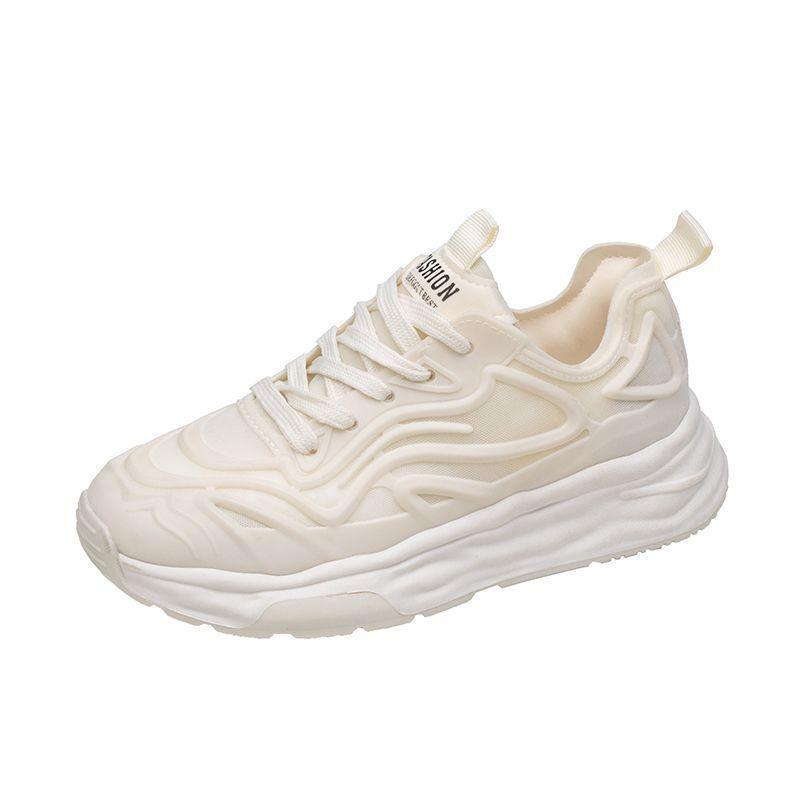 Кроссовки на толстой подошве, взрывная сетка, сетчатые кроссовки для папы, женские 2024, новая весна, женская обувь, универсальные модные дышащие кроссовки