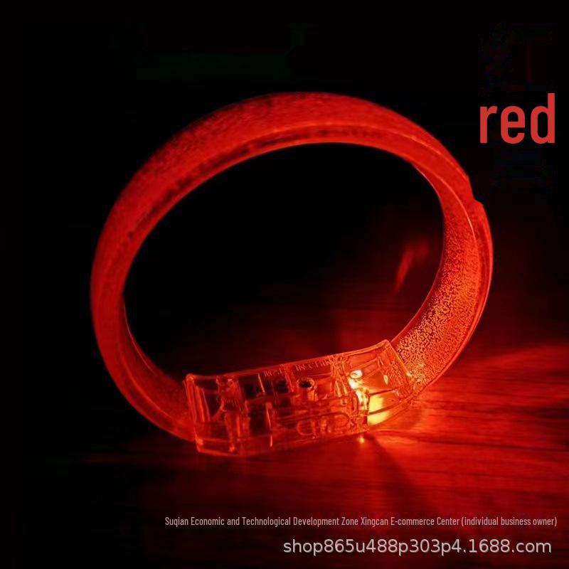 Светодиодный светящийся акриловый браслет с напечатанным логотипом для мероприятий и концертов
